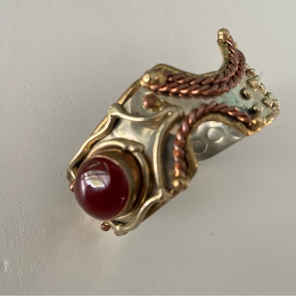 BRUTALIST Mixed Metal Cuff Bracelet - Picture 4 of 16